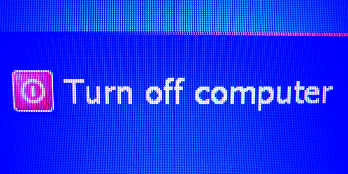 turn off computer