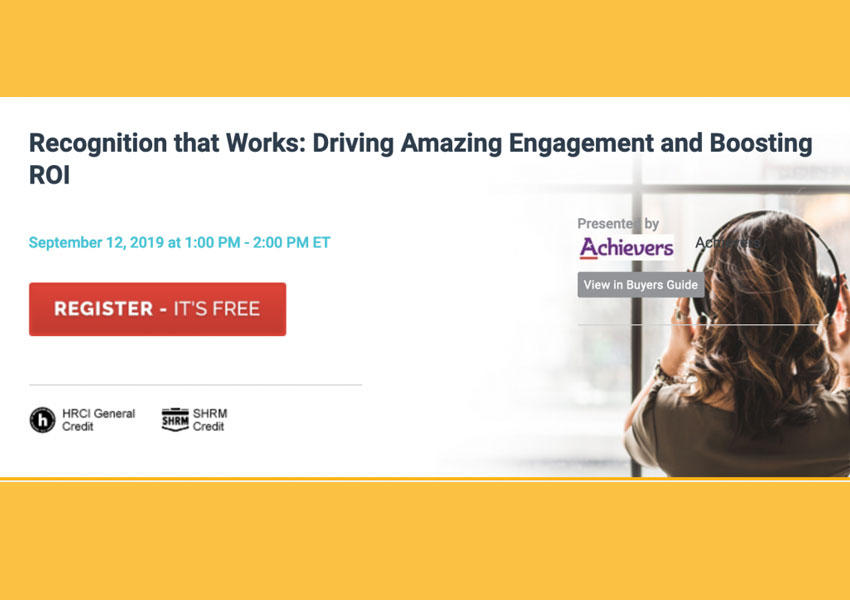 Achievers webinar