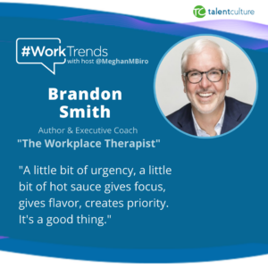 Leaders often rely on a sense of urgency to motivate others. But what if they decide everything is urgent? Check this #WorkTrends podcast with guest, Brandon Smith